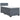 Pat box spring cu saltea, gri închis, 80x200 cm, catifea