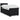 Pat box spring cu saltea, negru, 90x190 cm, catifea