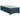 Pat box spring cu saltea, albastru închis, 90x190 cm, catifea