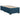 Pat box spring cu saltea, albastru închis, 90x190 cm, catifea