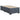 Pat box spring cu saltea, gri închis, 90x200 cm, catifea