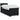 Pat box spring cu saltea, negru, 100x200 cm, catifea