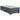 Pat box spring cu saltea, gri închis, 100x200 cm, catifea