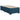 Pat box spring cu saltea, albastru închis, 100x200 cm, catifea