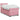 Pat box spring cu saltea, roz, 100x200 cm, catifea