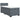 Pat box spring cu saltea, gri închis, 100x200 cm, catifea