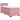 Pat box spring cu saltea, roz, 100x200 cm, catifea