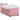 Pat box spring cu saltea, roz, 100x200 cm, catifea