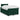 Pat box spring cu saltea, verde închis, 120x190 cm, catifea