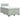 Pat box spring cu saltea, gri deschis, 120x190 cm, catifea