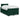 Pat box spring cu saltea, verde închis, 120x190 cm, catifea