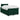 Pat box spring cu saltea, verde închis, 120x200 cm, catifea