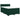 Pat box spring cu saltea, verde închis, 140x190 cm, catifea