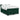 Pat box spring cu saltea, verde închis, 140x190 cm, catifea