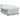 Pat box spring cu saltea, gri deschis, 140x200 cm, catifea