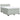 Pat box spring cu saltea, gri deschis, 160x200 cm, catifea