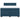 Pat box spring cu saltea, albastru, 160x200 cm, catifea
