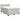 Pat box spring cu saltea, gri deschis, 160x200 cm, catifea