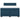 Pat box spring cu saltea, albastru, 160x200 cm, catifea