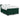 Pat box spring cu saltea, verde închis, 160x200 cm, catifea