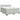 Pat box spring cu saltea, gri deschis, 180x200 cm, catifea