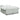 Pat box spring cu saltea, gri deschis, 180x200 cm, catifea