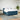 Pat box spring cu saltea, albastru, 180x200 cm, catifea