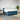 Pat box spring cu saltea, albastru, 180x200 cm, catifea