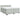 Pat box spring cu saltea, gri deschis, 200x200 cm, catifea