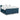 Pat box spring cu saltea, albastru, 200x200 cm, catifea