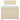 Pat box spring cu saltea, crem, 90x190 cm, textil