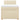 Pat box spring cu saltea, crem, 90x200 cm, textil