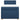 Pat box spring cu saltea, albastru, 100x200 cm, textil