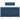 Pat box spring cu saltea, albastru, 120x200 cm, textil