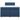 Pat box spring cu saltea, albastru, 120x200 cm, textil