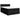 Pat box spring cu saltea, negru, 140x190 cm, textil