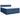 Pat box spring cu saltea, albastru, 180x200 cm, material textil