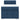 Pat box spring cu saltea, albastru, 90x200 cm, textil