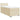 Pat box spring cu saltea, crem, 100x200 cm, textil