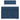 Pat box spring cu saltea, albastru, 100x200 cm, textil