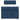Pat box spring cu saltea, albastru, 100x200 cm, textil