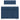 Pat box spring cu saltea, albastru, 100x200 cm, textil