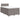Pat box spring cu saltea, taupe, 120x190 cm material textil