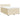 Pat box spring cu saltea, crem, 140x200 cm, textil
