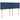 Pat box spring cu saltea, albastru, 140x200 cm, textil