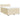 Pat box spring cu saltea, crem, 140x200 cm, textil