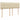 Pat box spring cu saltea, crem, 140x200 cm, textil