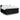 Pat box spring cu saltea, negru, 180x200 cm, catifea