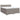 Pat box spring cu saltea, gri taupe, 200x200 cm, textil