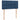 Pat box spring cu saltea, albastru, 90x190 cm, textil